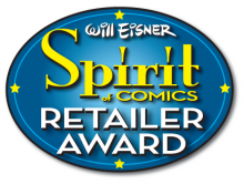 Will Eisner Spirit Comics Retailer Award logo